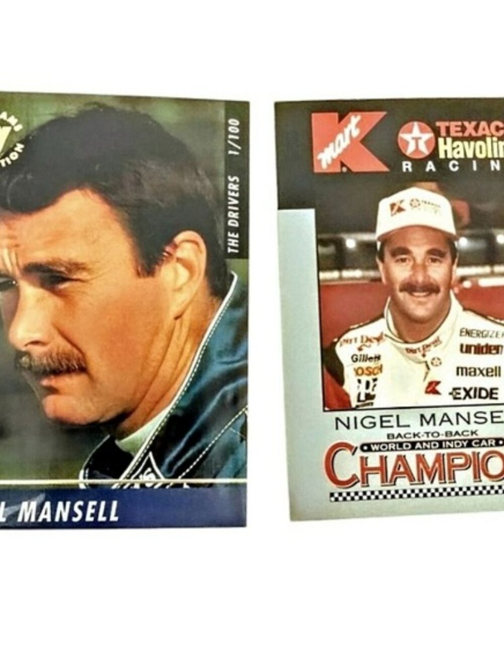 Vintage Nigel Mansell Racecar Driver Trading Cards Indy Racing 1994 Formula One